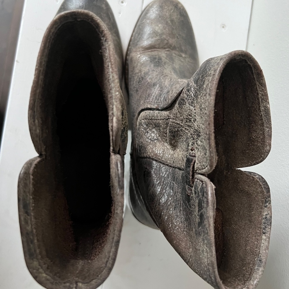 Diba True Booties, Size 7.5, Dark Charcoal Brown - Picture 3 of 7